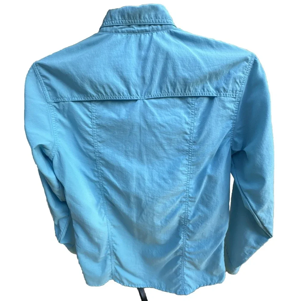 World Wide Sportsman Fishing Shirt Womens Small Vented Button Up - Picture 3 of 11
